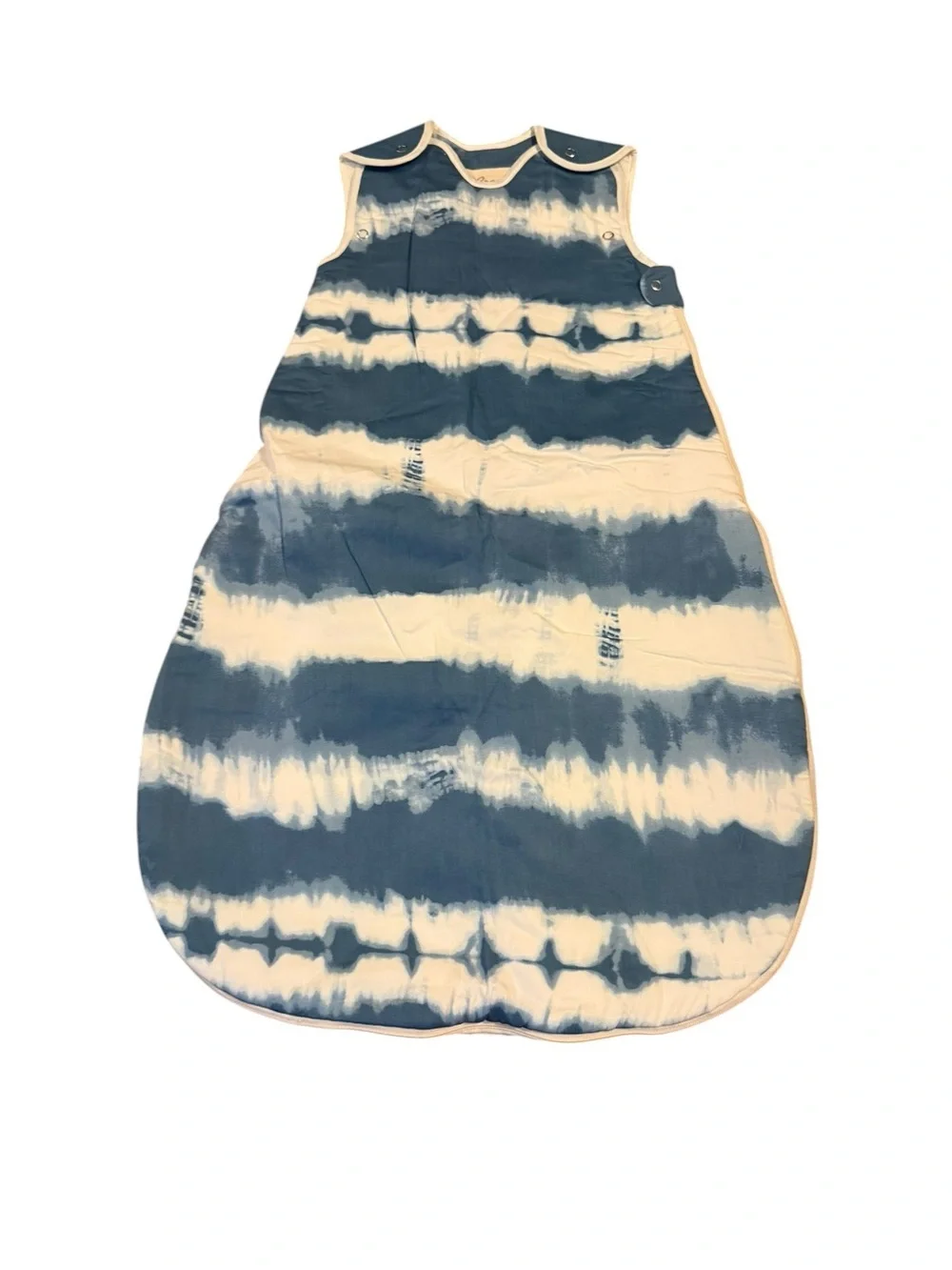 Crane Baby Blue & White Tie-Dye Sleep Sack